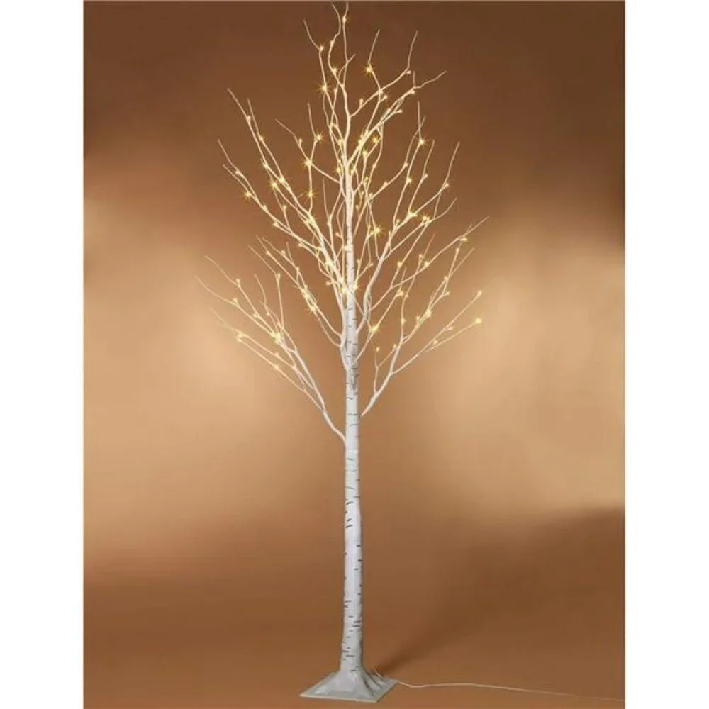 Lighted Birch Tree 6 Feet 96 LED for Home Wedding Festival Party